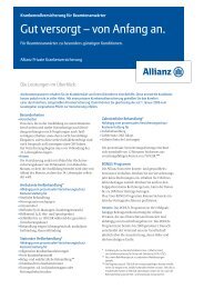 Allianz Beamtenanwärter - Private Krankenversicherung