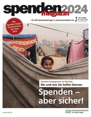 Spendenmagazin 2024
