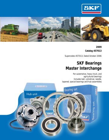 SKF Bearings Master Interchange - SKF.com