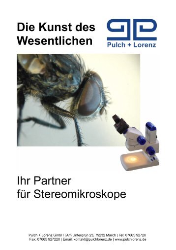 Ausstattung und Preise Mikroskop STEMI 2000 C - Pulch + Lorenz ...