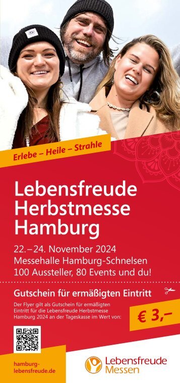 Lebensfreude Herbstmesse Hamburg 2024 Programm