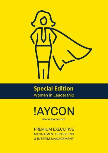 Women in Leadership. Why we need more role ­models at management level 