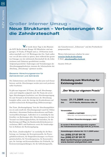 Notfalldienst (einschließlich bis zum 28.03.2010)