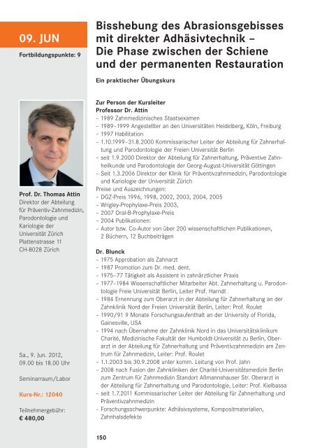 09. JUN Bisshebung des Abrasionsgebisses mit direkter ...