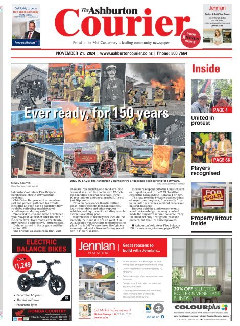 Ashburton Courier: November 21, 2024