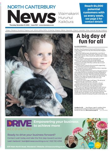North Canterbury News: November 21, 2024