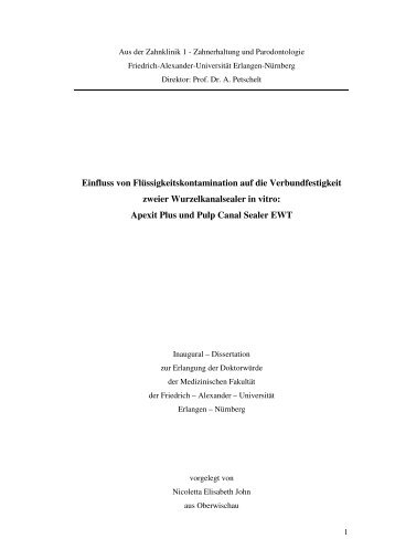 Dokument 1.pdf - OPUS - Universität Erlangen-Nürnberg