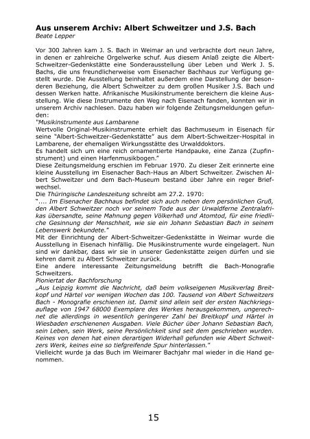 Rundbrief Nr. 75 - Albert-Schweitzer-Komitee eV Weimar-Startseite