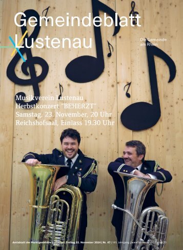 Gemeindeblatt Lustenau Nr. 47 | Freitag, 22. November 2024