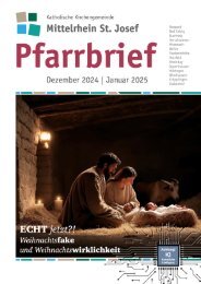 Pfarrbrief Dezember 24 / Januar 25