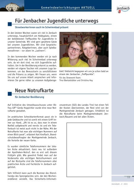 Amtsblatt Amtsblatt - Jenbach