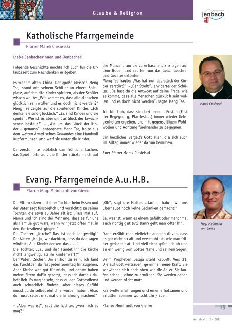 Amtsblatt Amtsblatt - Jenbach