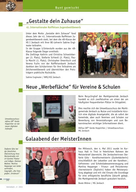 Amtsblatt Amtsblatt - Jenbach