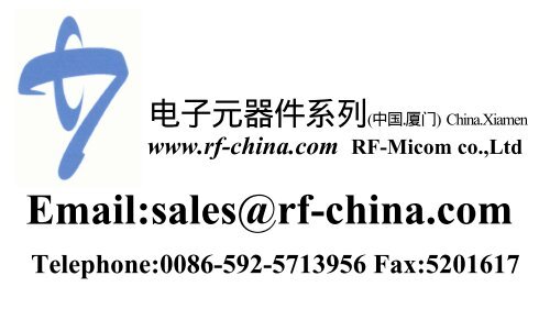 Email:sales@rf-china.com