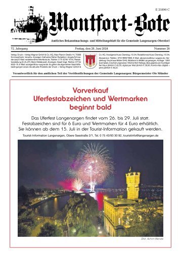 28.06.2024 Montfort-Bote