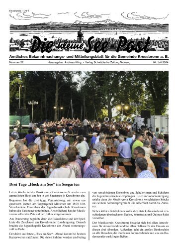04.07.2024 Die kleine See-Post