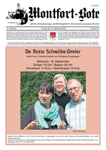 13.09.2024 Montfort-Bote