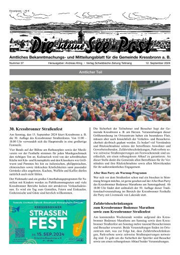 12.09.2024 Die kleine See-Post