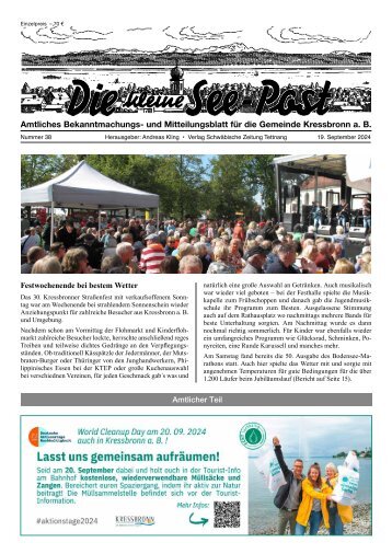 19.09.2024 Die kleine See-Post