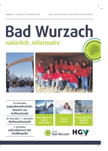 23.11.2024 Bürger- und Gästeinformation Bad Wurzach