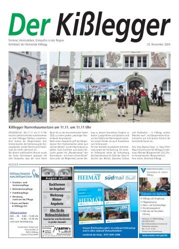 23.11.2024 Der Kißlegger