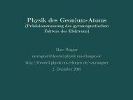 Physik des Geonium-Atoms