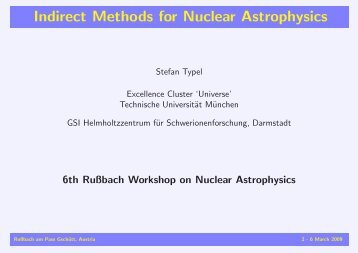 Indirect methods for nuclear astrophysics - Coulomb dissociation, ANC