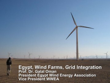 Egypt, Wind Farms, Grid Integration