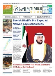 Sheikh Khalifa Bin Zayed Al Nahyan pays school fees - Al Ain Times