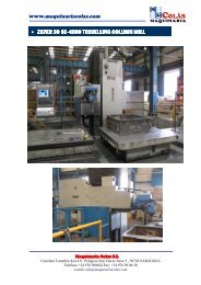 • ZAYER 30 ZAYER 30 KC-4000 TRAVELLING COLUMN MILL ...