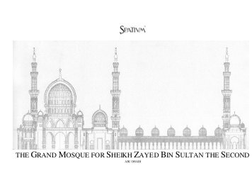 THE GRAND MOSQUE FOR SHEIKH ZAYED BIN ... - Spatium
