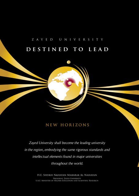 Destined to Lead Document - Zayed University