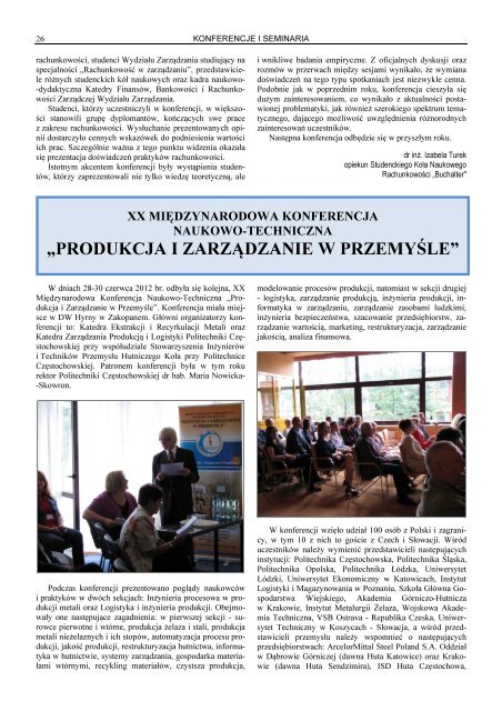 Pobierz wersję PDF - Politechnika Częstochowska