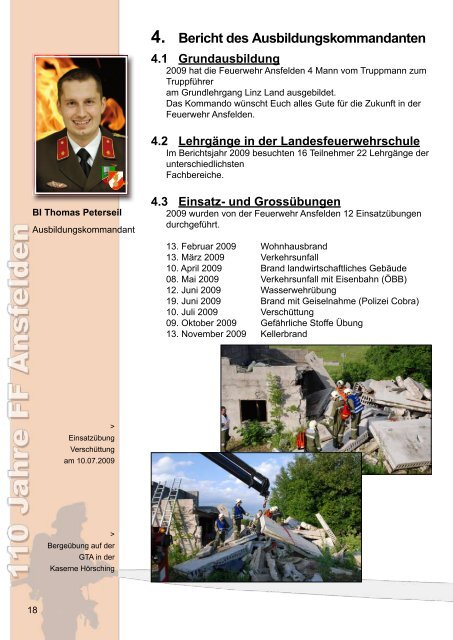 Jahresbericht 2009 [ PDF ] - FF Ansfelden