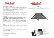 Polaris Aufbau und Pflege - Wechsel Tents