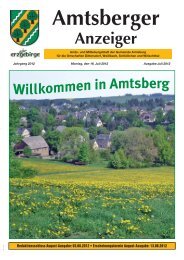 Anzeiger - in der Gemeinde Amtsberg