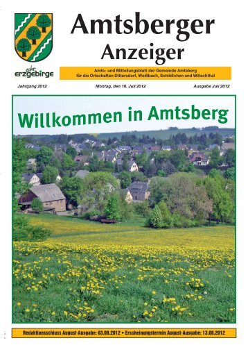 Anzeiger - in der Gemeinde Amtsberg