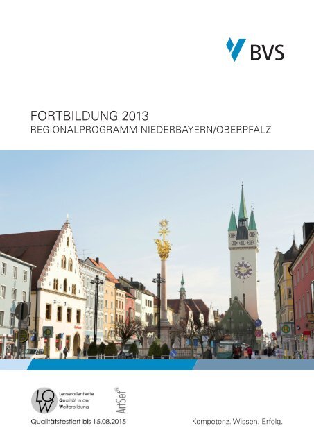 FORTBILDUNG 2013 - Bayerische Verwaltungsschule