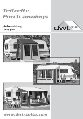 Teilzelte Porch awnings - dwt-Zelte