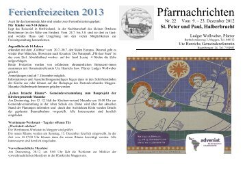 St. Peter und Paul, Halberbracht - Pastoralverbund Meggen ...