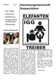 6. IGG Sommertreffen - Interessengemeinschaft Gespannfahrer eV