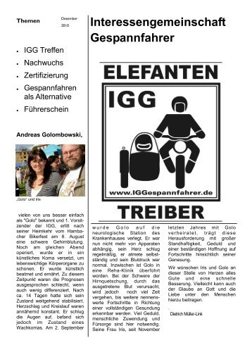 6. IGG Sommertreffen - Interessengemeinschaft Gespannfahrer eV