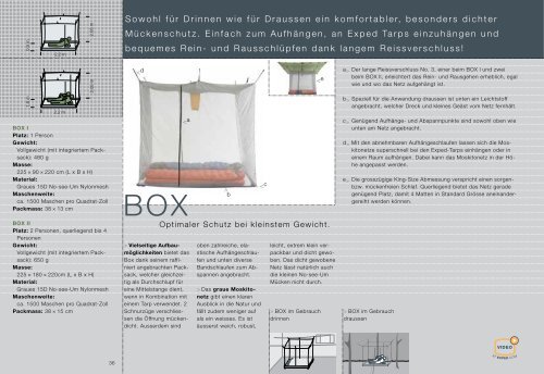 zelte, tarps moskitonetze hängematten biwaksäcke ponchos ... - Tents