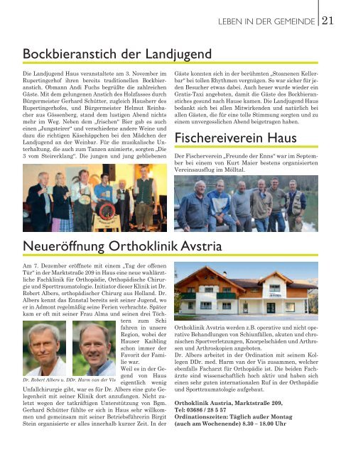 Info & Service - Gemeinde Haus