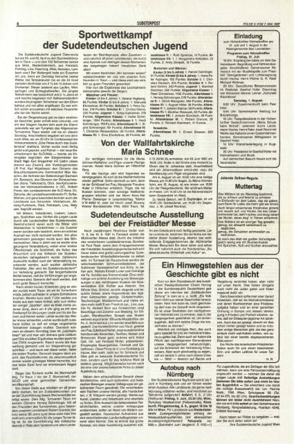 Ausgabe - Sudetenpost