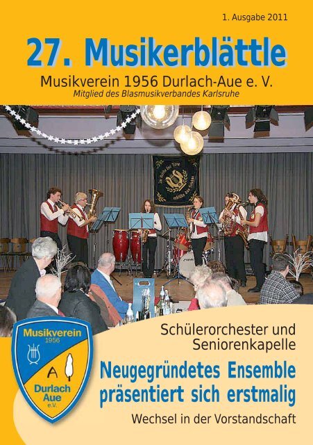 Geburtstag Adolf (Gunker) Kies - Musikverein 1956 Durlach-Aue