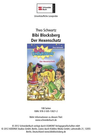 Bibi Blocksberg Der Hexenschatz - SchneiderBuch