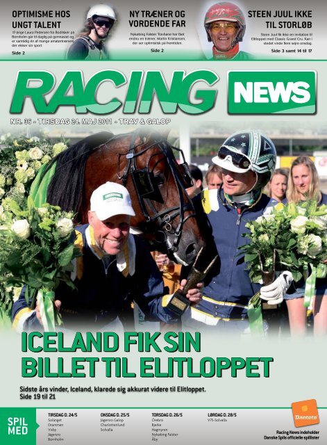 tirsdag 24. maj 2011 - trav & galop ny træner Og vOrdende ... - Dantoto