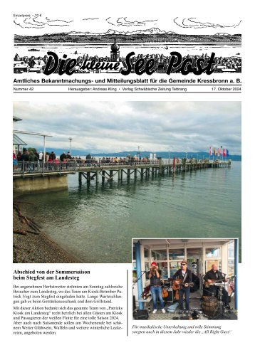 28.11.2024 Die kleine See-Post