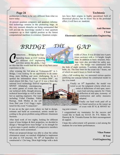 Techniche 5th issue (Read-Only) - College of Technology, Pantnagar